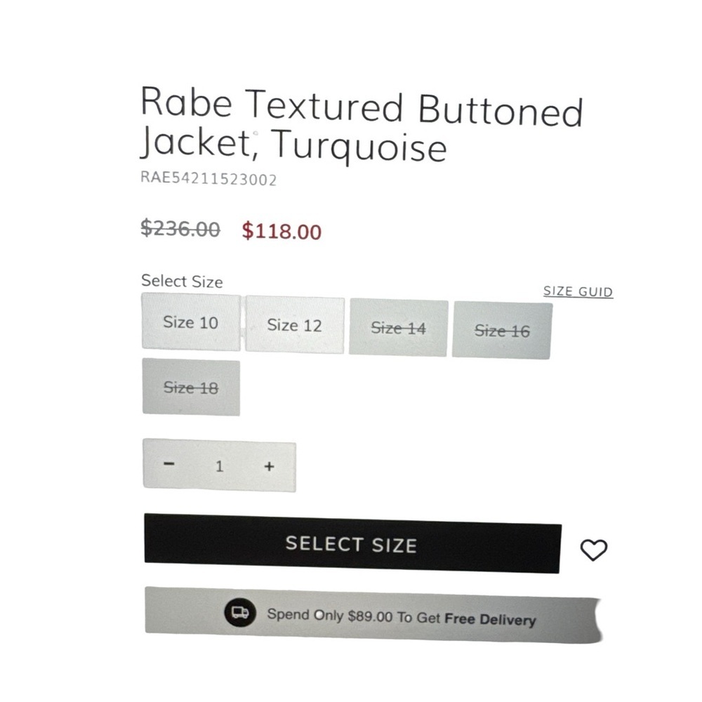 Rabe Textured Buttoned Jacket, Turquoise - Picture 9 of 10